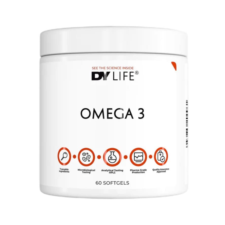 DY LIFE - Omega 3 - 60 softgels – DY LIFE förpackning