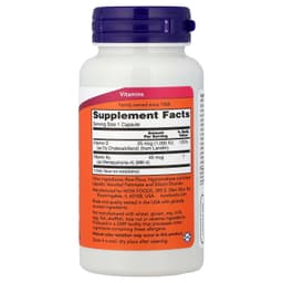 NOW Foods - Vitamin D-3 & K-2 - 120 Capsules