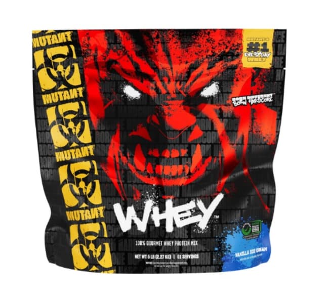 Mutant - Whey - Gourmet Whey Protein Mix - Vanilla Ice Cream - 2270g (KORT DATUM 2026-10-30)