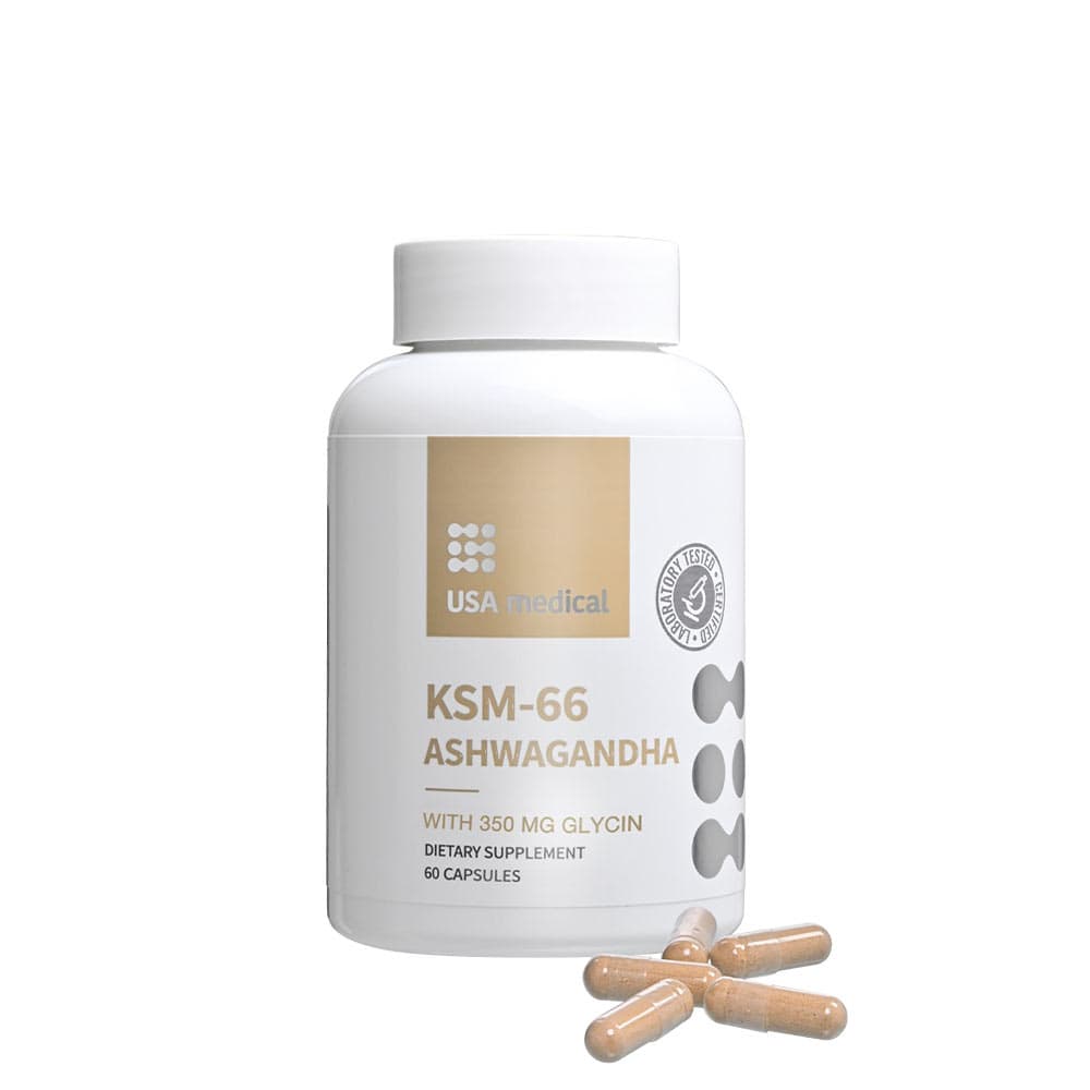 Usa Medical - KSM-66 Ashwagandha - 60 Caps
