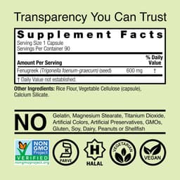 Nature's Answer - Fenugreek - 90 Vcaps