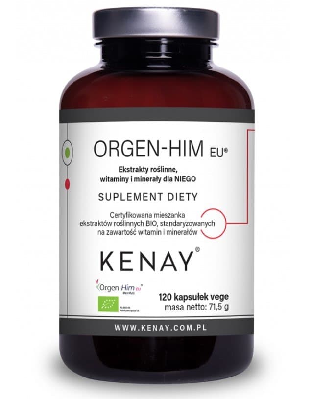Kenay - Orgen-Him - 60 Caps – Kenay förpackning