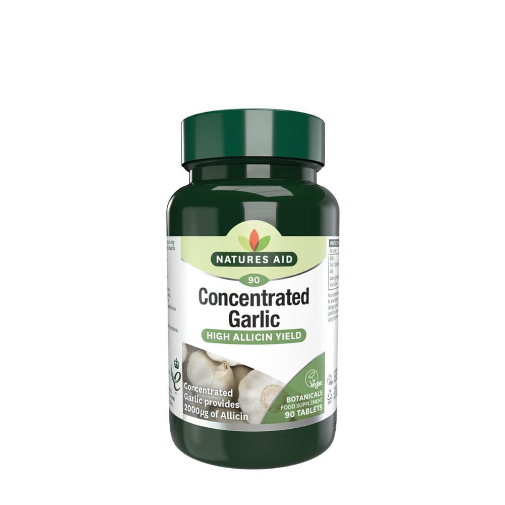 Natures Aid - Concentrated Garlic - 90 Tabs