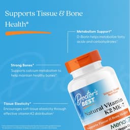 Doctor's Best - Natural Vitamin K2 MK-7 With Menaq7 - 60 Vcaps
