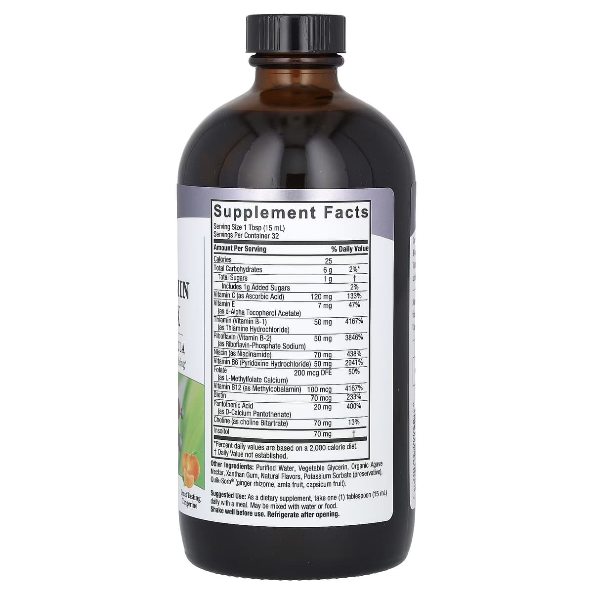 Natures Answer Vitamin B-Kompleks Flydende - 480ml