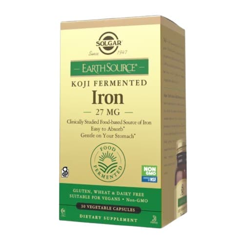 Solgar - EarthSource Koji Fermented Iron – Solgar förpackning