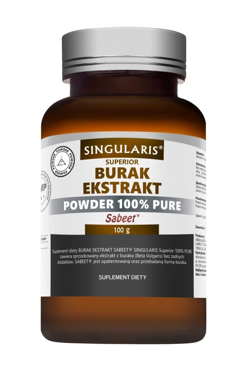 Singularis Superior Burak Ekstrakt 100% Pure Sabeet 100g – Singularis förpackning