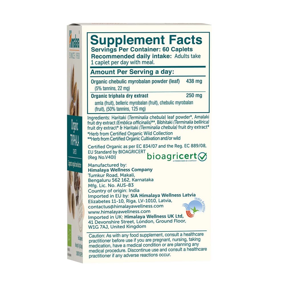 Himalaya - Organic Triphala - 60 Caps
