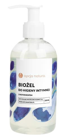 Opcja Natura - Intimate Hygiene Gel With Bioferment - 250ml – Opcja Natura förpackning