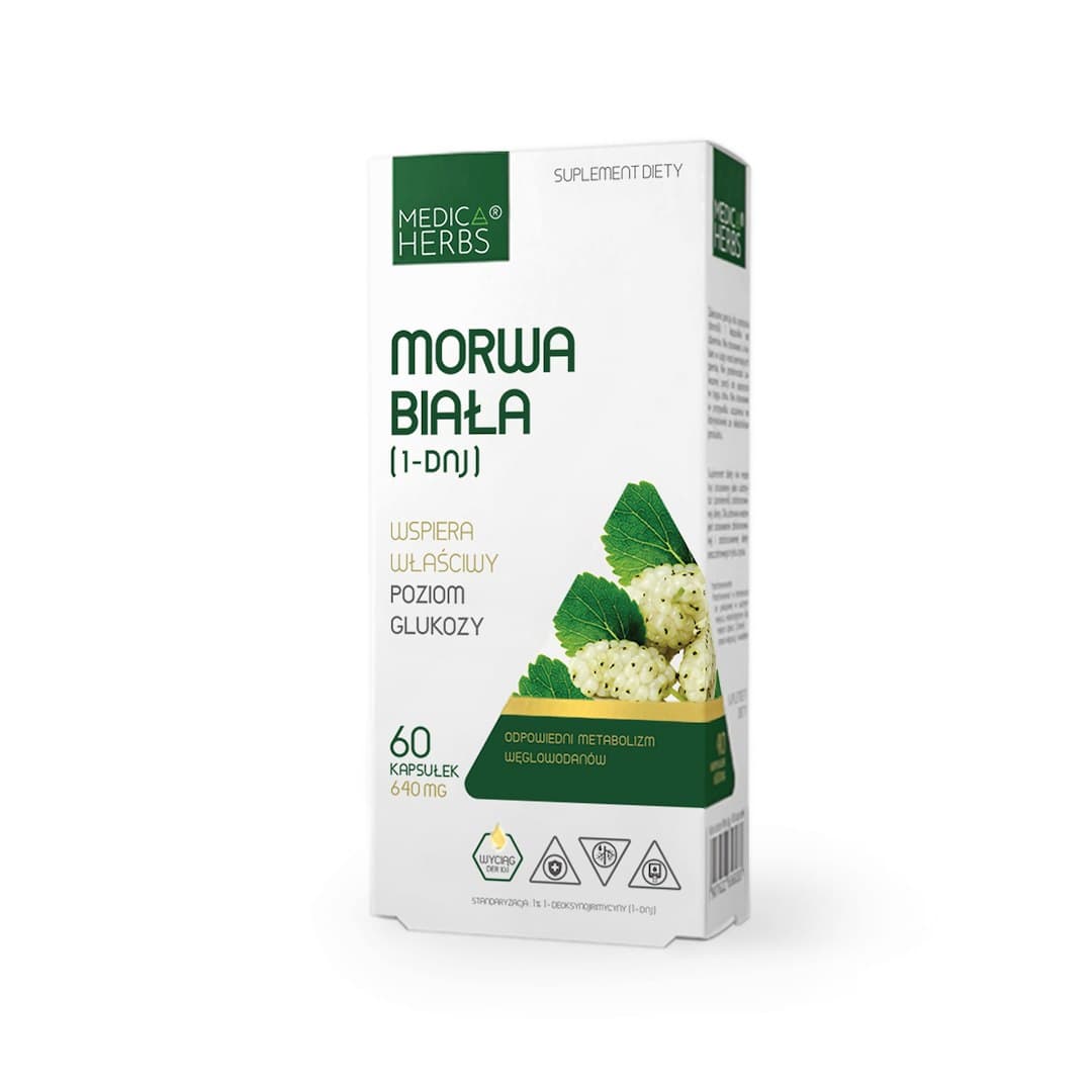 Medica Herbs - White Mulberry - 60 Caps – Medica Herbs förpackning