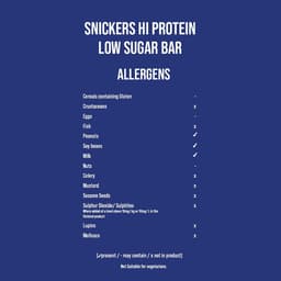 Mars (Snickers) - Hiprotein Low Sugar Bar - 57g
