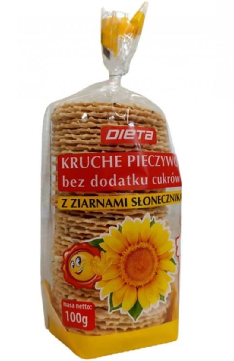 DIETA - Crispy Bread with Sunflower Seeds - 100g