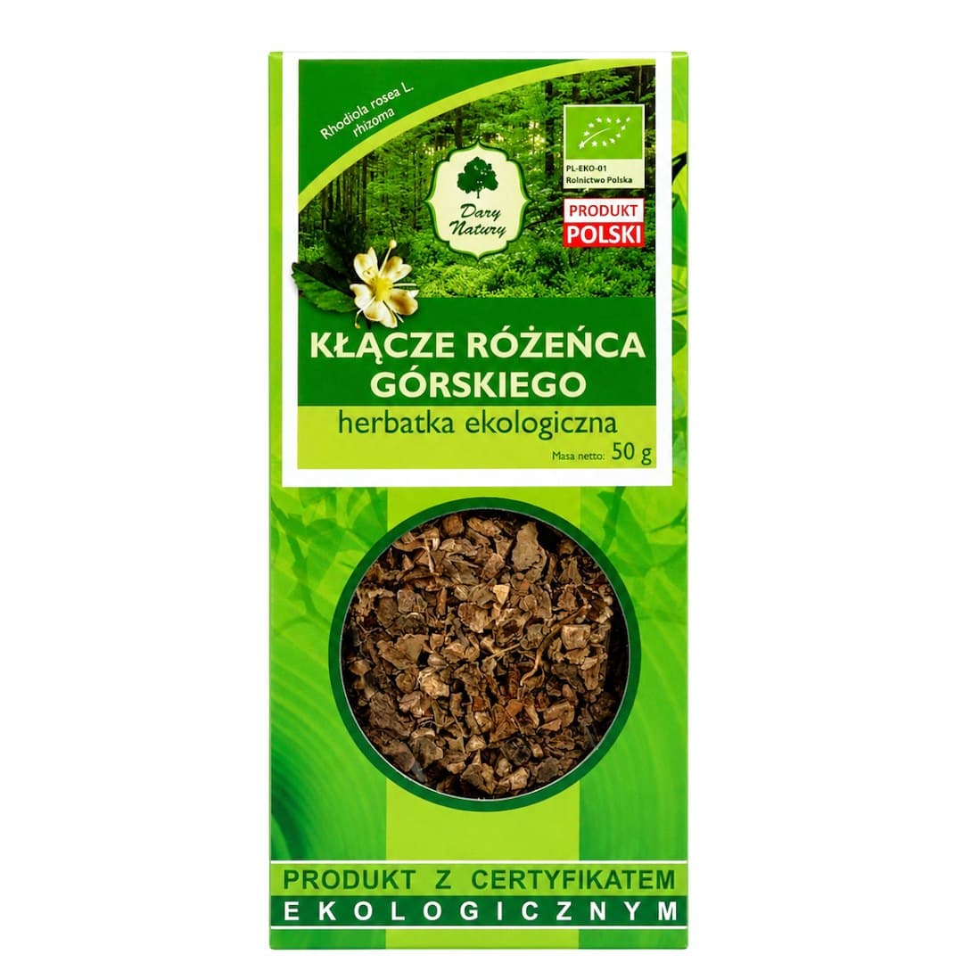 Dary Natury - Mountain Avens Rhizome - 50g – Dary Natury förpackning