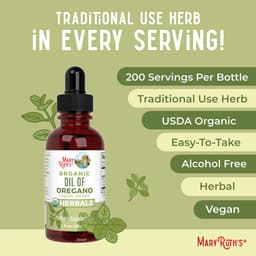 MaryRuth's - Organic Oil Of Oregano Liquid Drops - 30ml