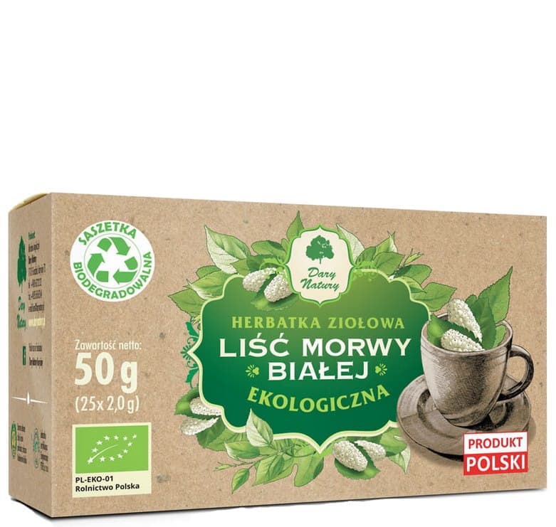 Dary Natury - White Mulberry Leaf Organic – Dary Natury förpackning