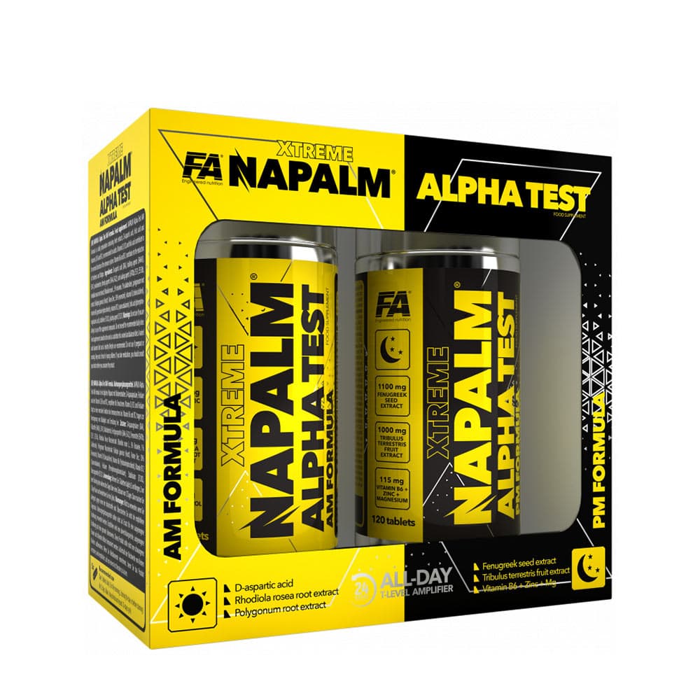 Fa - Xtreme Napalm Alpha Test - 120 Tabs – FA förpackning