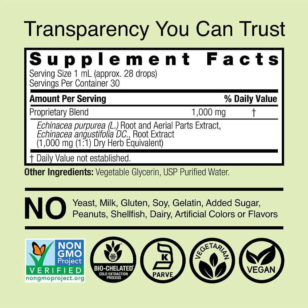 Nature'S Answer - Echinacea Root Fluid Extract - 30ml