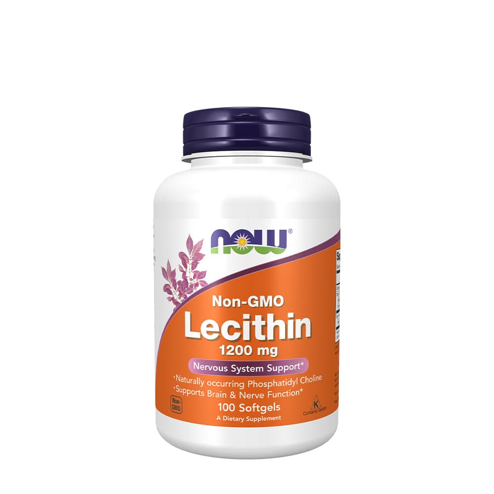 NOW Foods - Lecithin 1200mg Non-GMO - 100 Softgels