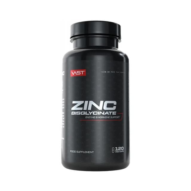 VAST - Zinc Bisglycinate - Unflavoured - 120 veg caps – Vast