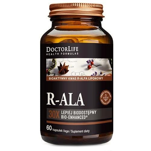 Doctor Life - R-ALA - 60 Kapselia – Doctor Life pakkaus