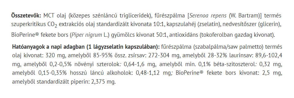 Natur Tanya - Saw Palmetto-Öljy - 60 Kapselia