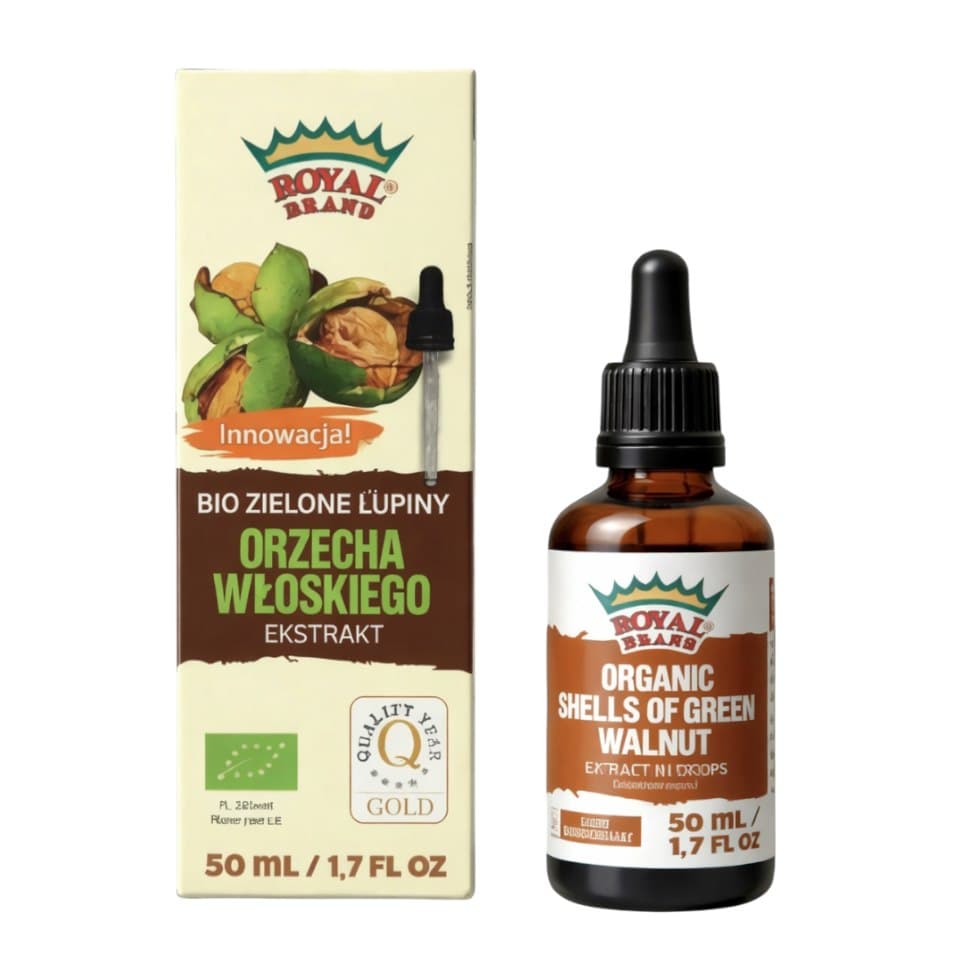 Royal Brand - Organic Shells Of Green Walnut Extract 50ml