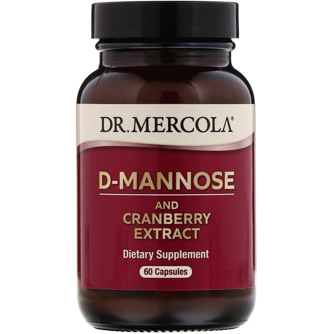 Dr. Mercola - D-Mannose With Cranberry - 60 Caps – Dr. Mercola förpackning
