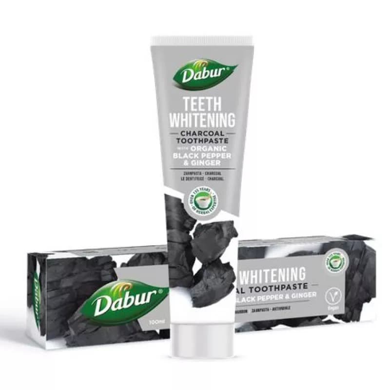 Dabur - Teeth Whitening Charcoal Toothpaste - 100ml