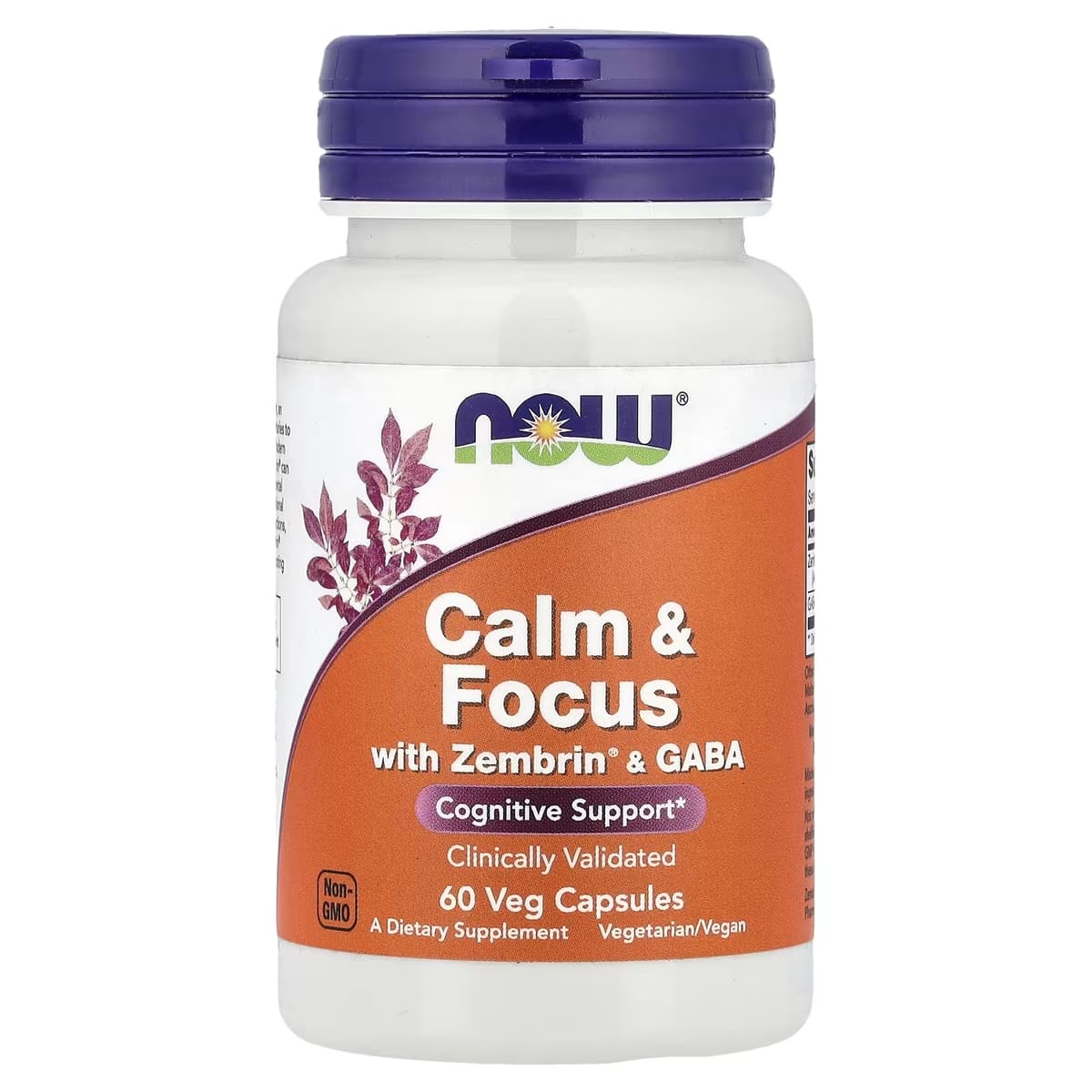 Now Foods - Calm & Focus With Zembrin® & GABA - 60 Vcaps