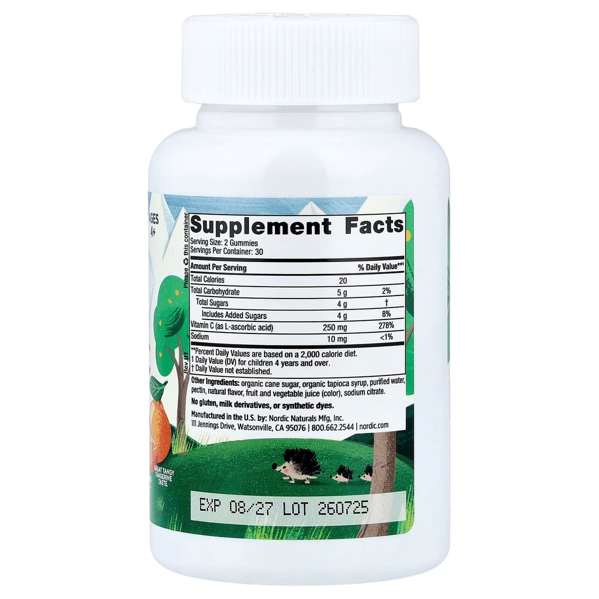 Nordic Naturals - Kids Vitamin C Gummies - 60 Gummies