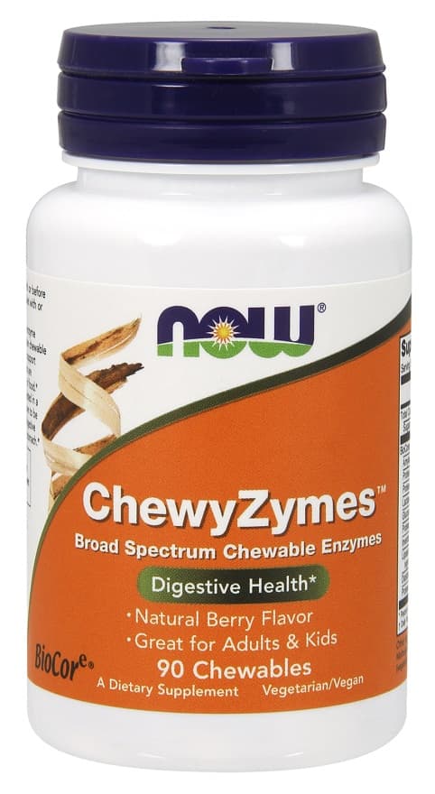 Now Foods - Chewyzymes - 90 Gummies – NOW Foods förpackning