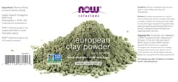 Now Foods - European Clay Powder - 397g
