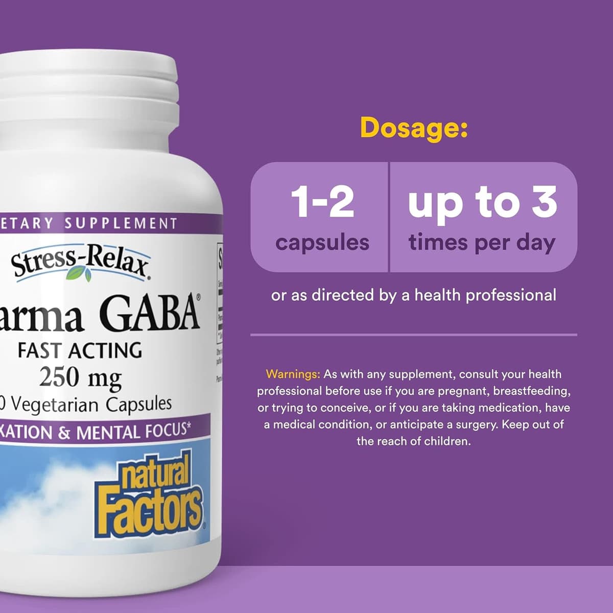 Natural Factors - Stress-Relax Pharma GABA