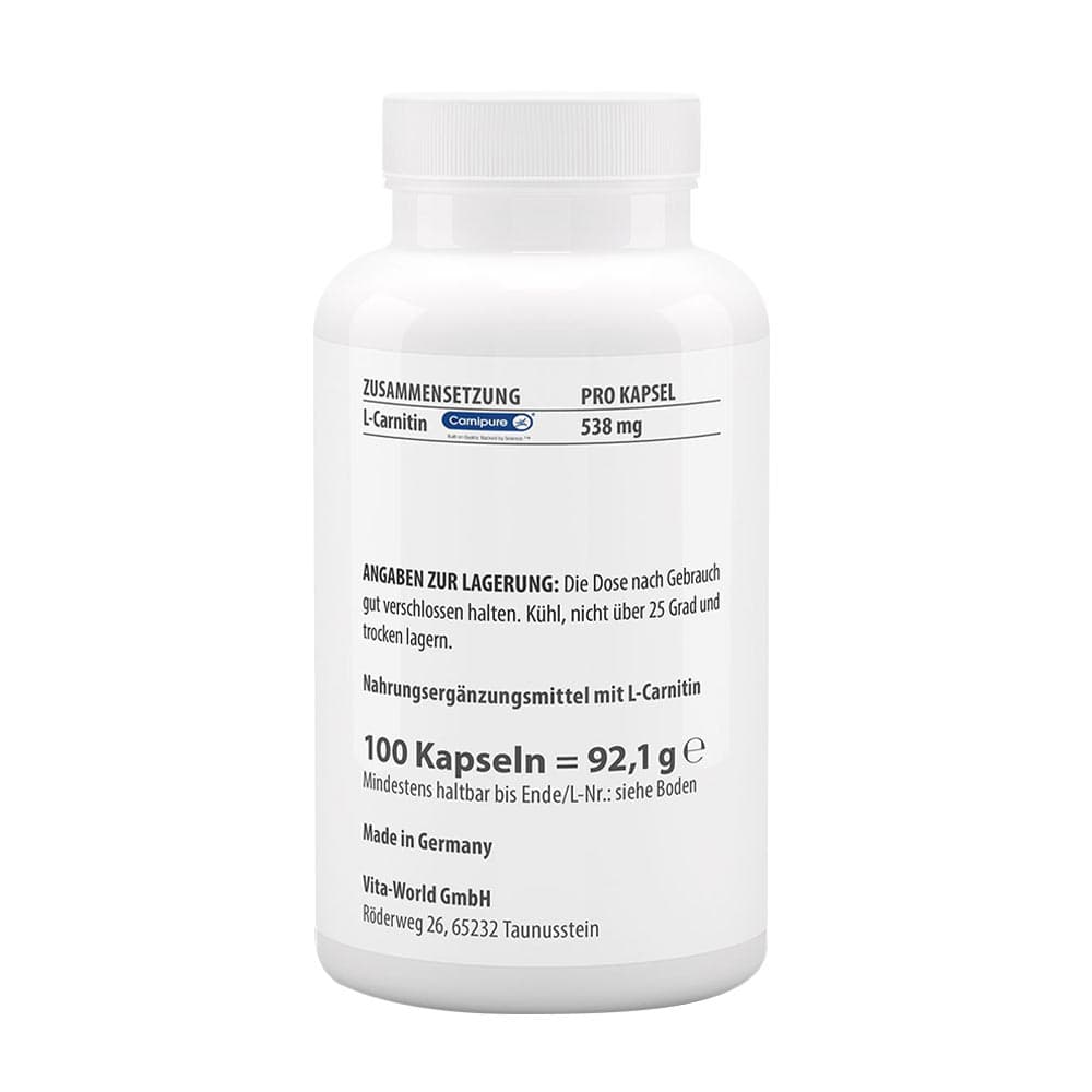 Vitaworld - L-Carnitine - 100 Caps