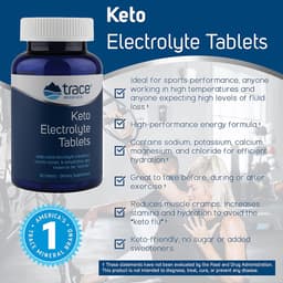 Trace Minerals - KETO Electrolyte Tabs - 90 Tabs