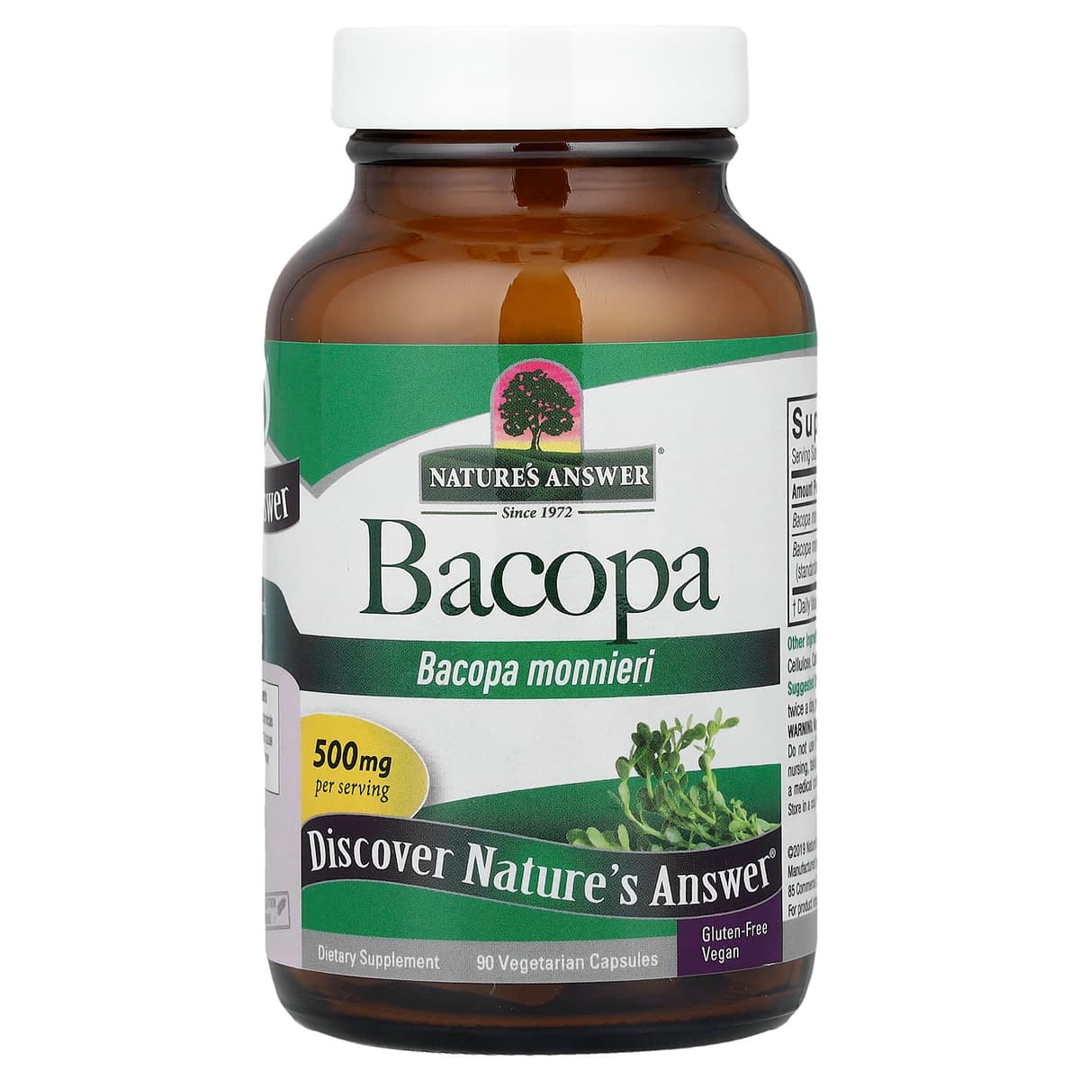 Nature's Answer - Bacopa - 90 Vcaps