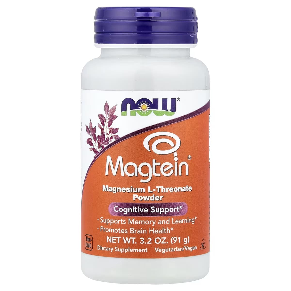 NOW Foods - Magtein Powder - 91 g