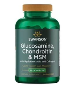 Swanson - Glucosamine, Chondroitin & MSM with Hyaluronic Acid and Collagen