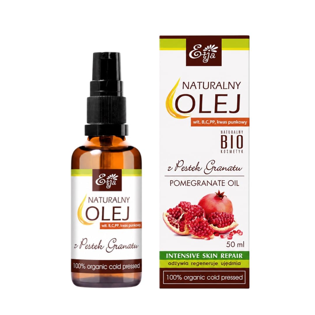 Etja - Natural Oil Pomegranate Seed - 50ml – Etja förpackning