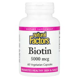 Natural Factors - Biotin - 5000mcg - 60 Caps
