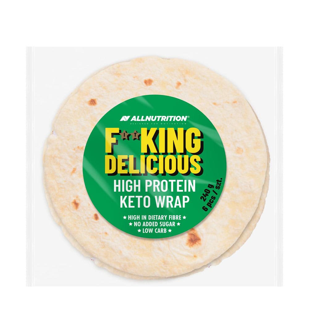 Allnutrition - Fitking Delicious High Protein KETO Wrap - 6 Wraps – Allnutrition förpackning