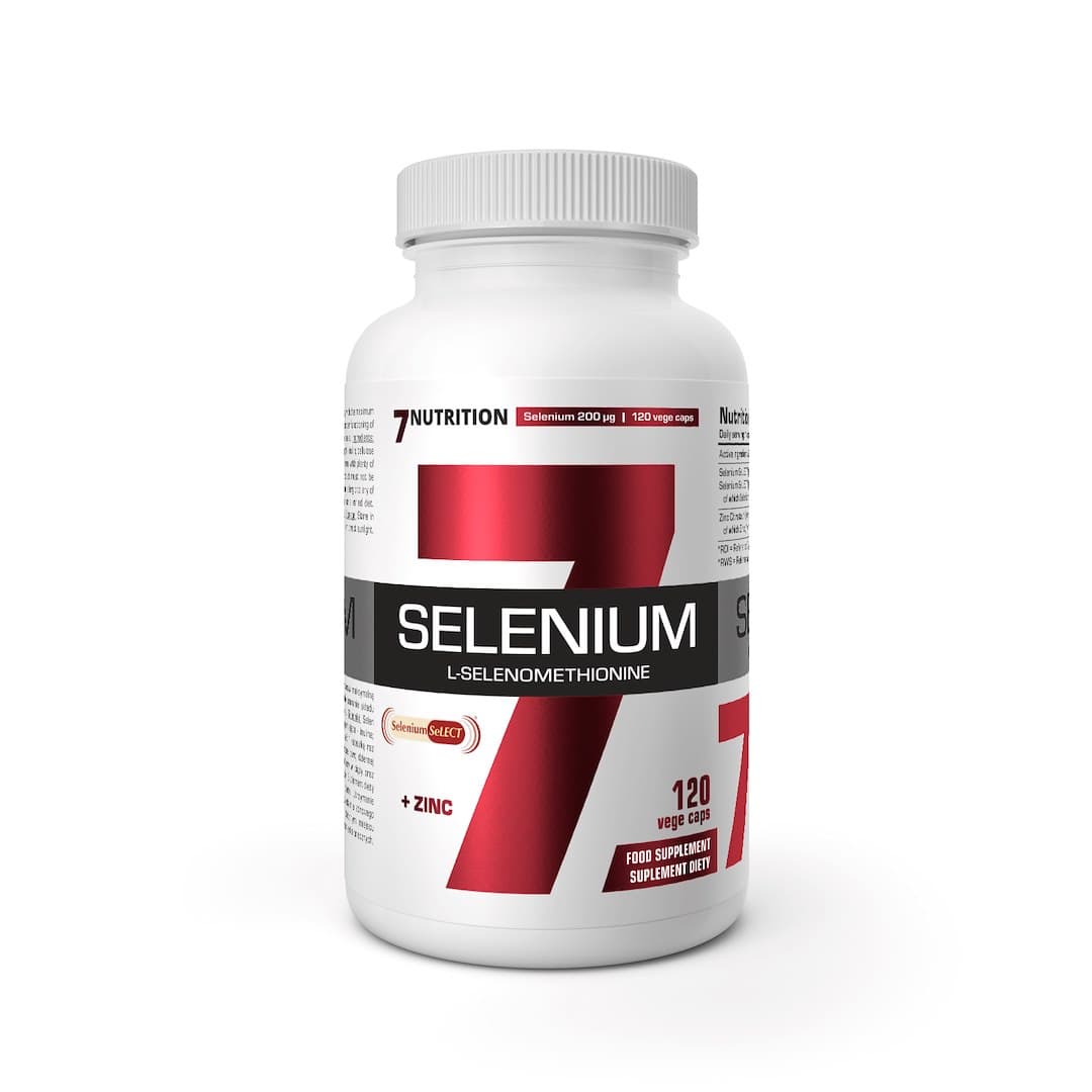 7Nutrition - Selenium L-Selenomethionine + Zinc - 120 Vcaps – 7 Nutrition förpackning