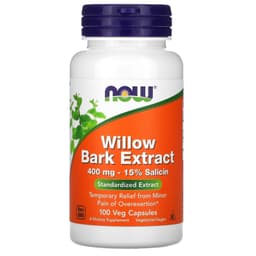 NOW Foods - Willow Bark Extract - 400mg - 100 Caps
