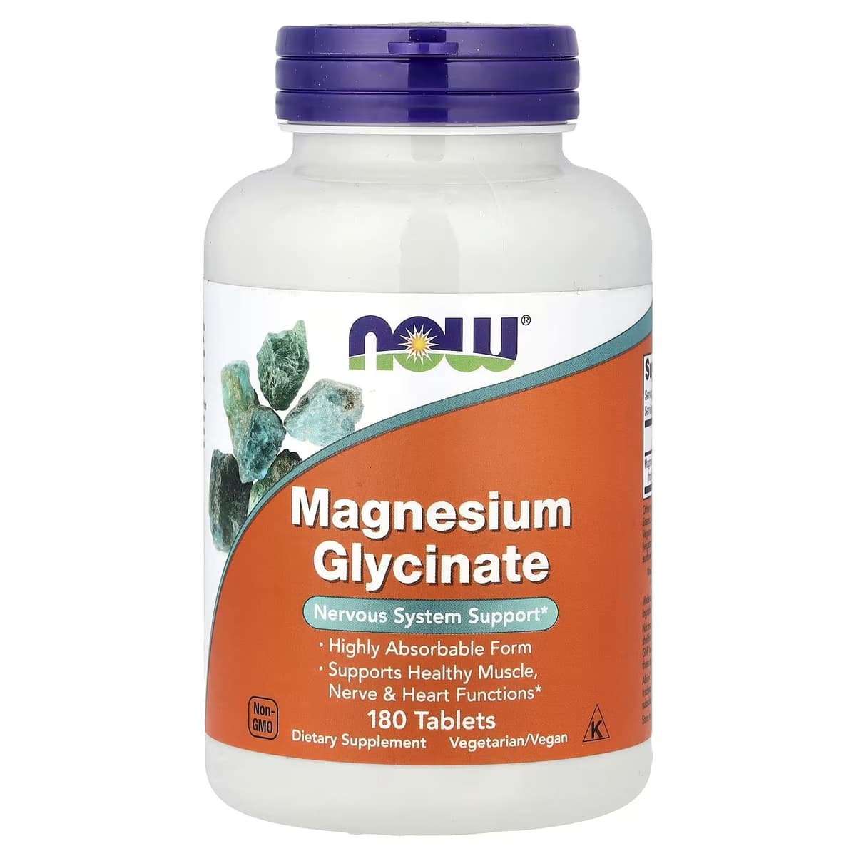 Now Foods - Magnesium Glycinate - 180 Tabs