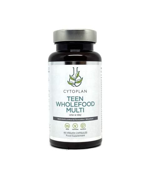 Cytoplan - Teen Wholefood Multi - 60 Vcaps – Cytoplan förpackning