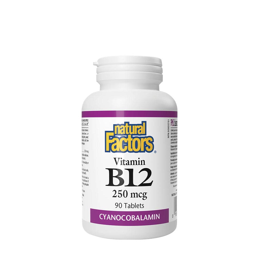 Natural Factors Vitamin B12 – Natural Factors förpackning