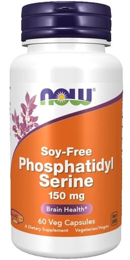 NOW Foods - Phosphatidyl Serine, 150mg Soy Free - 60 Vcaps