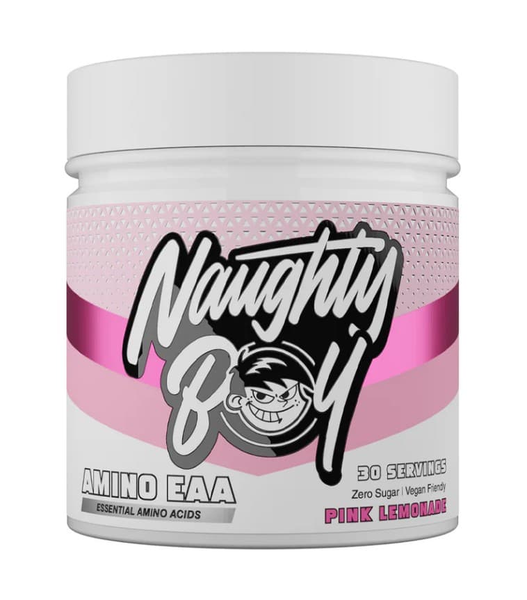 Naughty Boy - Amino EAA, Pink Lemonade - 345g – Naughty Boy förpackning