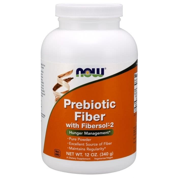 NOW Foods - Prebiotic Fiber With Fibersol-2 - 340g – NOW Foods förpackning