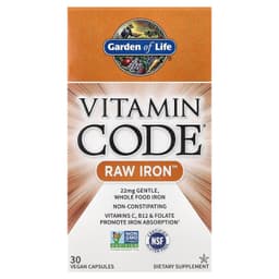 Garden Of Life - Vitamin Code Raw Iron - 30 Caps